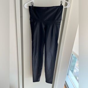 Black Faux Leather Leggings